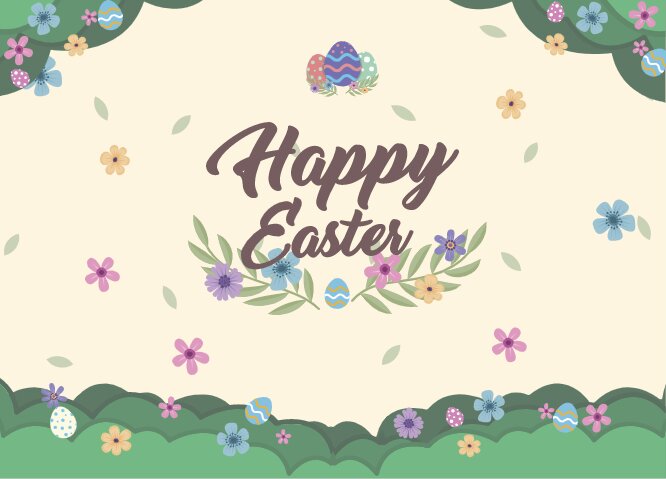 Easter meadow flowers