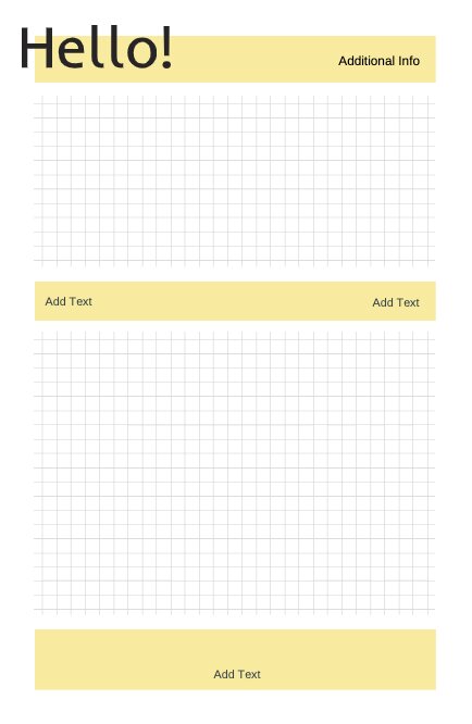 chequered 2 yellow notepad