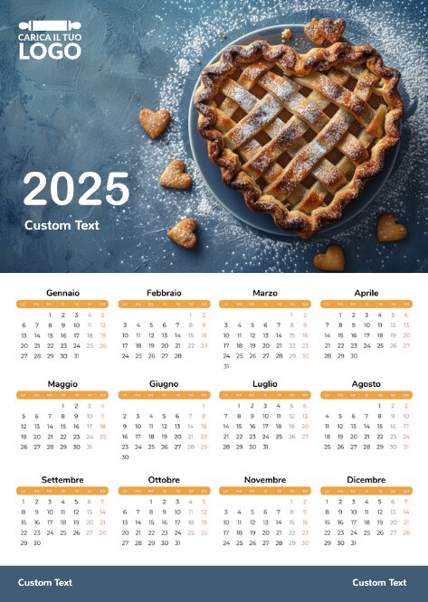 2025 calendar IT