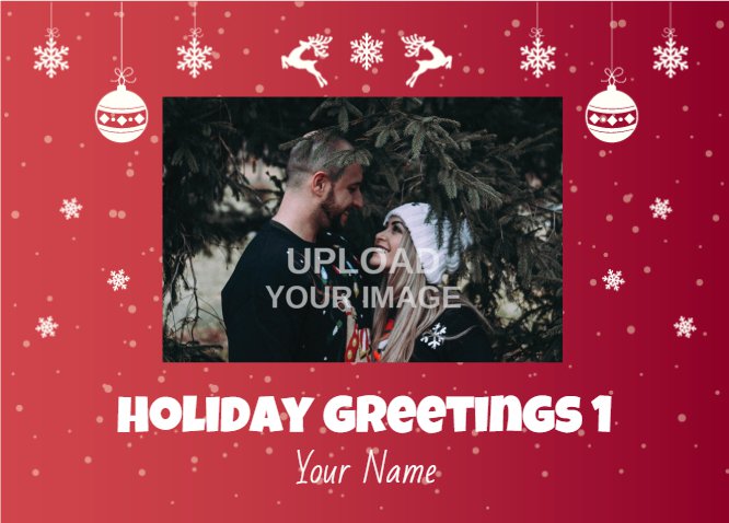 Have Happy Holidays Christmas Red