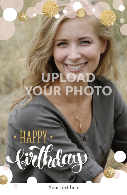 Gold birthday sparkles