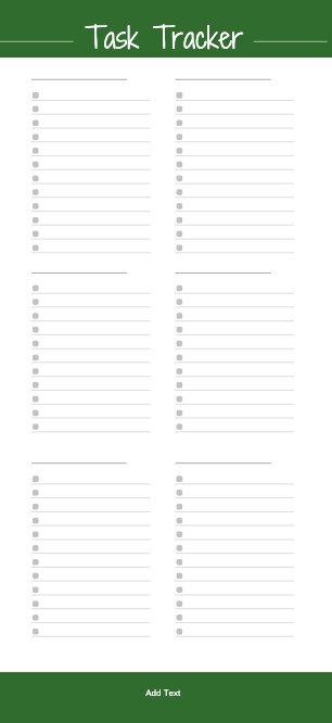 Tasks notepad