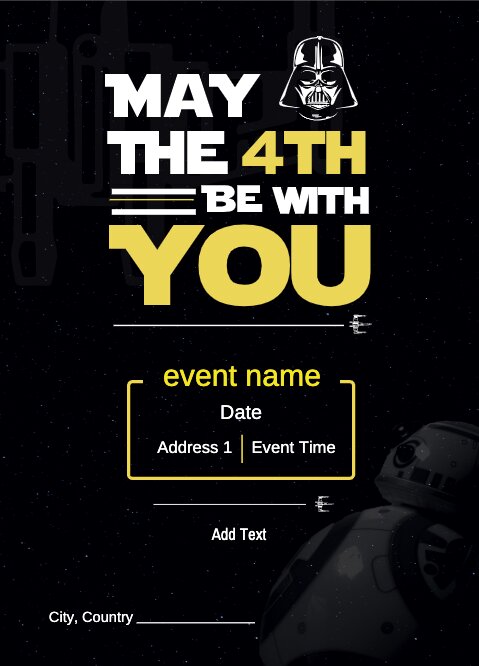 May the 4th be with you 01 flyer
