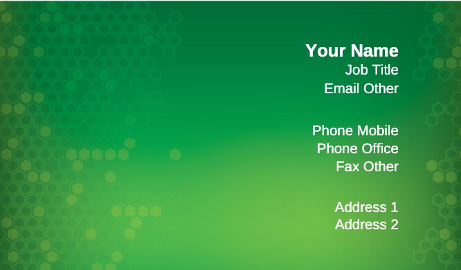 Green and Yellow Hexagon Grid