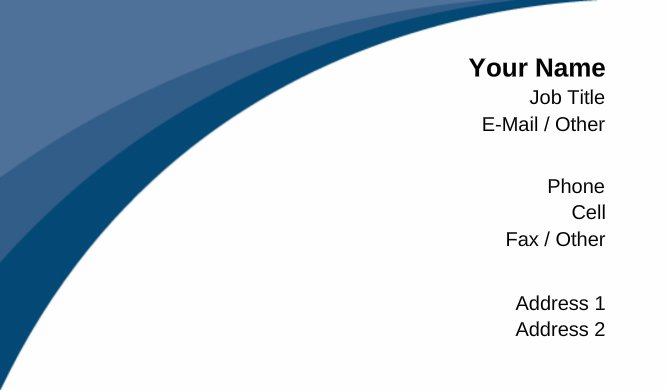 Corporate Blue Curves