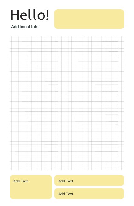 chequered yellow notepad