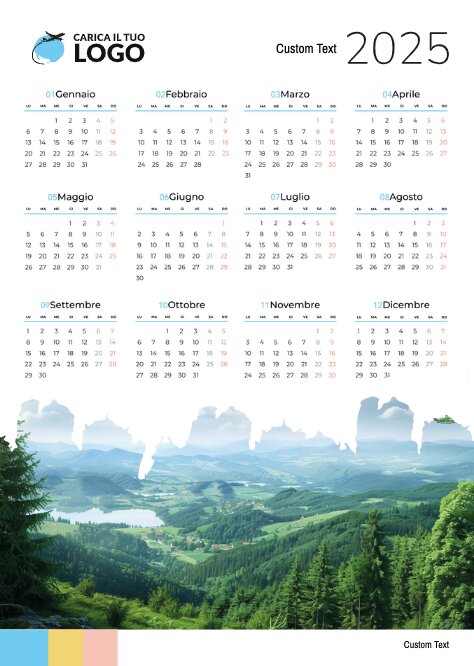 2025 calendar IT