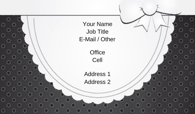 Business Card Templates - Birthday