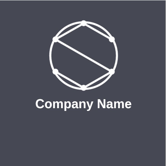 Orange and Gray Geometric