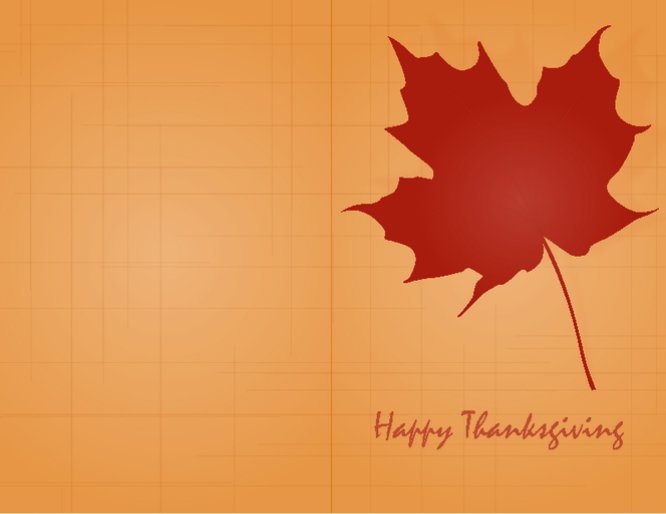 Thanksgiving Leaf