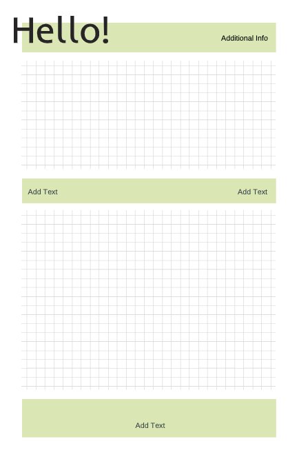 chequered 2 green notepad