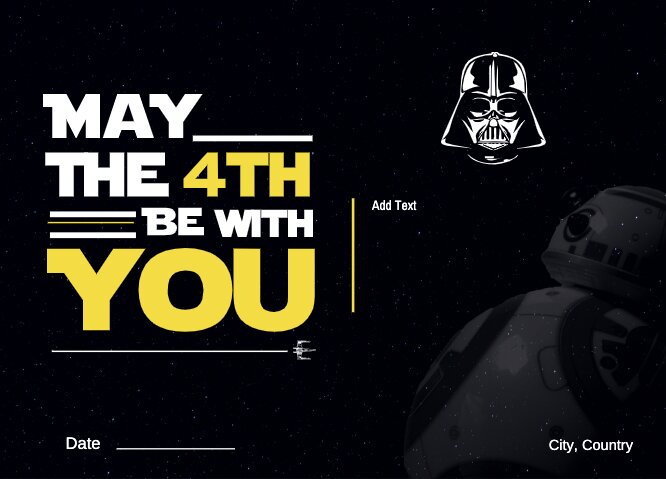 May the 4th be with you 01