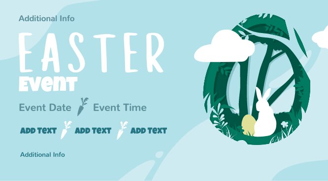 Easter Flyer carved egg