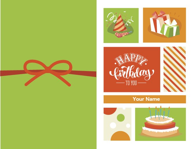 Birthday presents and cap