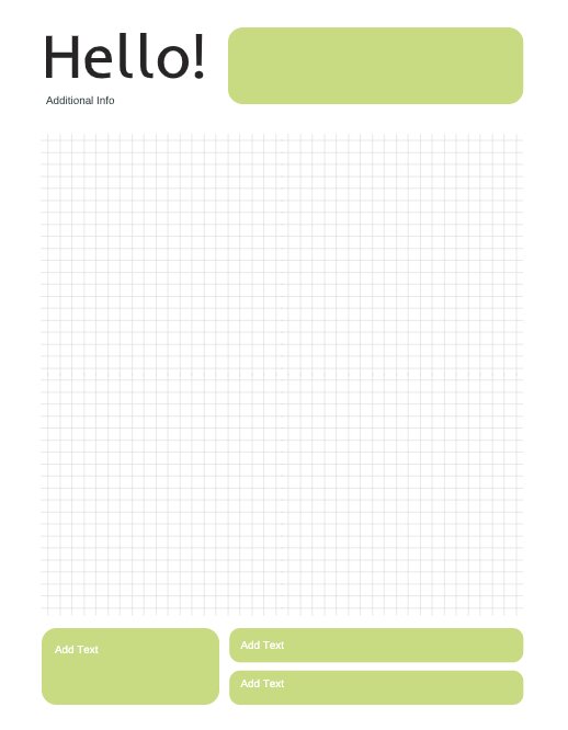 chequered green notepad