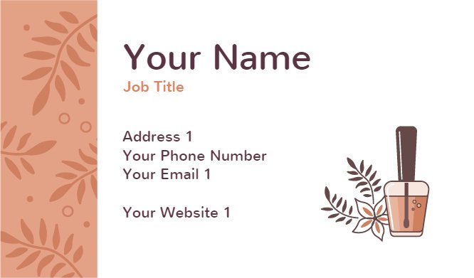 Orange magic nail bottle