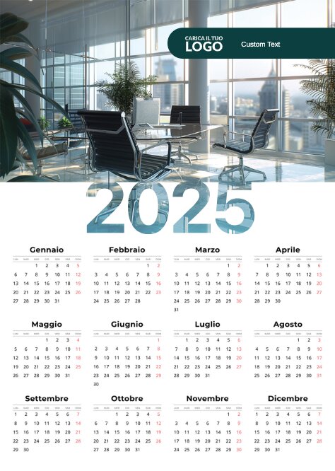 2025 calendar IT