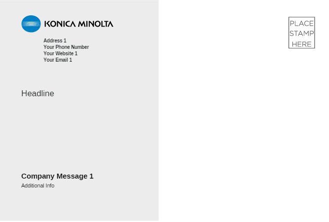 Konica Minolta Foiled Card Back thumbnail image