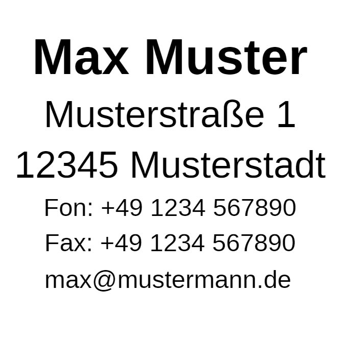 EU Wooden Stamp 30x30mm