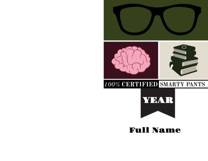 Certified Smarty Pants