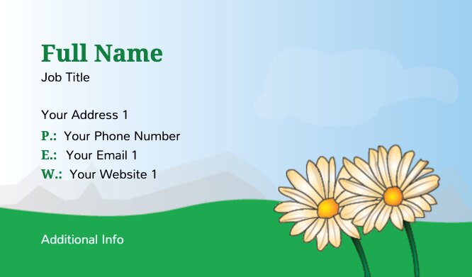 Landscape - Daisy Flowers