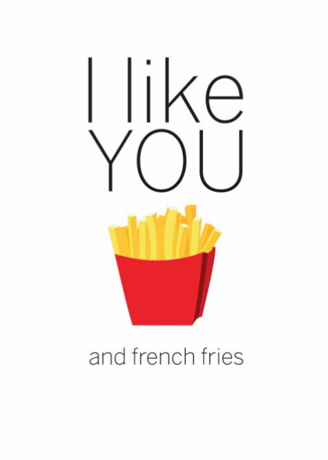 French Fry Valentine