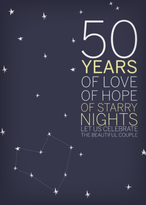 Starry 50th Anniversary