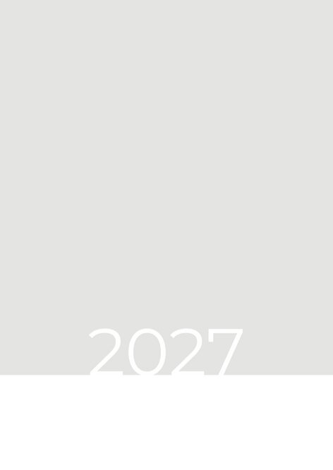 2027 Kalender Deutsch inklusive Feiertage