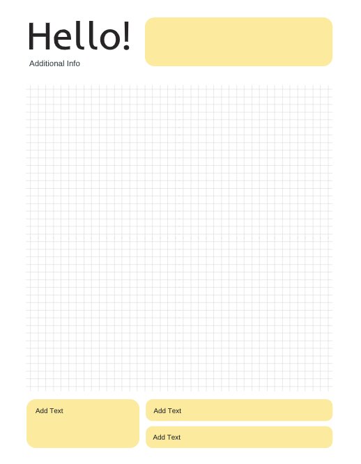 chequered yellow notepad