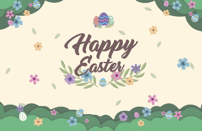 Easter meadow flowers