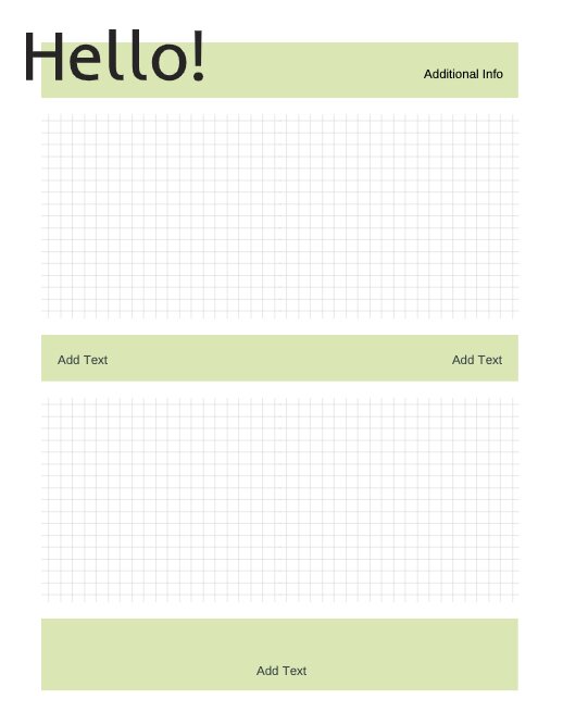 chequered 2 green notepad