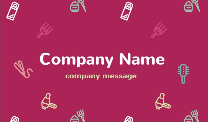 Pink hair salon things Back thumbnail image