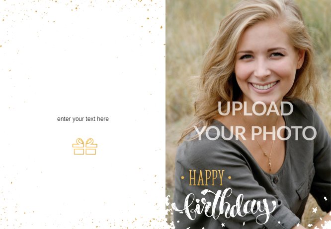 Gold birthday sparkles