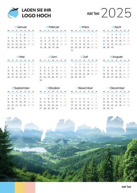 2025 calendar DE