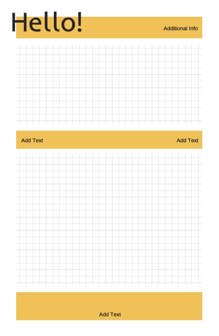 chequered 2 orange notepad