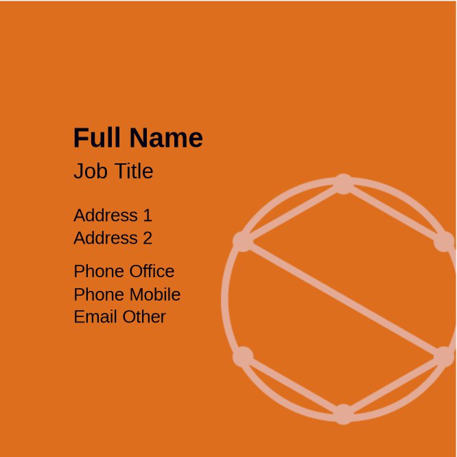 Orange and Gray Geometric Back thumbnail image