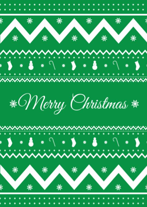 Green Christmas Pattern