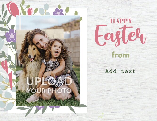 Easter flower greetings