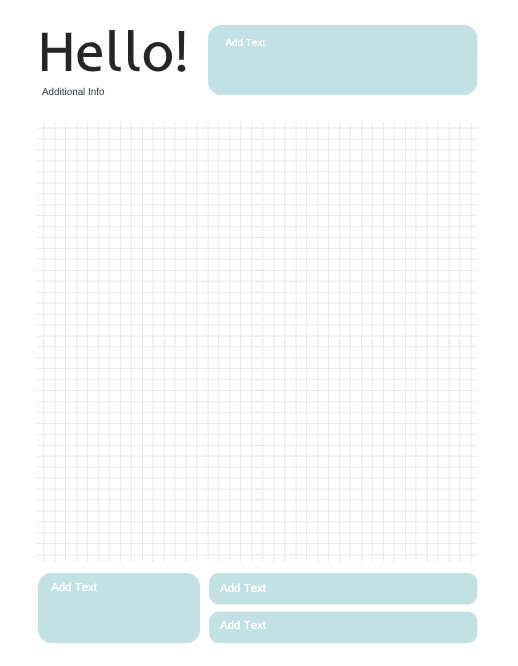 chequered blue notepad