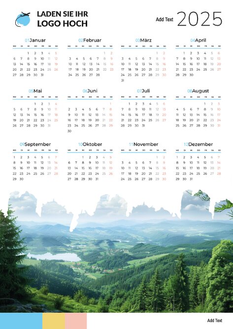 2025 calendar DE
