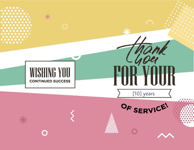 Thank you for service