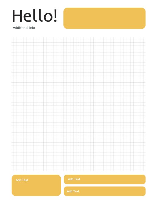 chequered orange notepad