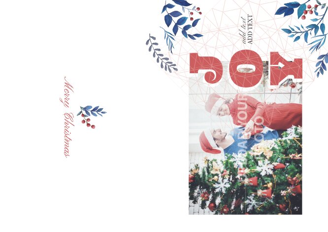 JOY Holiday Greeting card A6