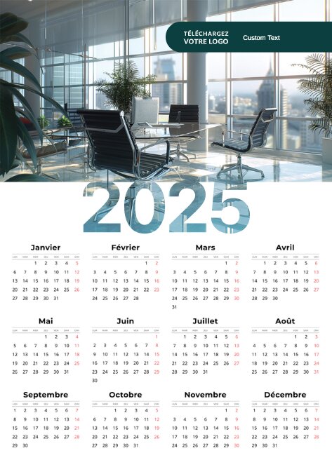 2025 calendar FR