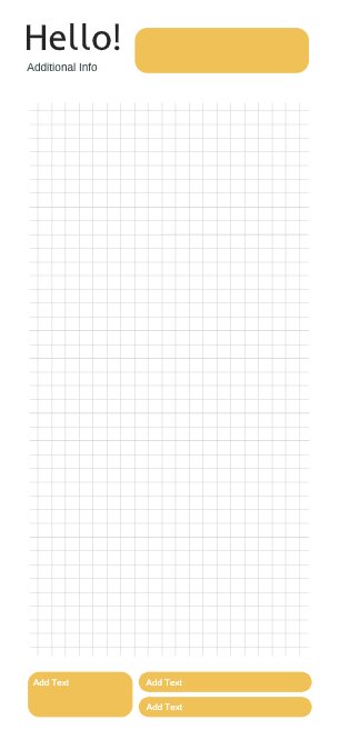 chequered orange notepad