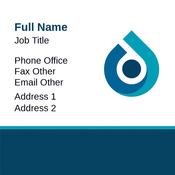 Geometric Tear Drop Back thumbnail image