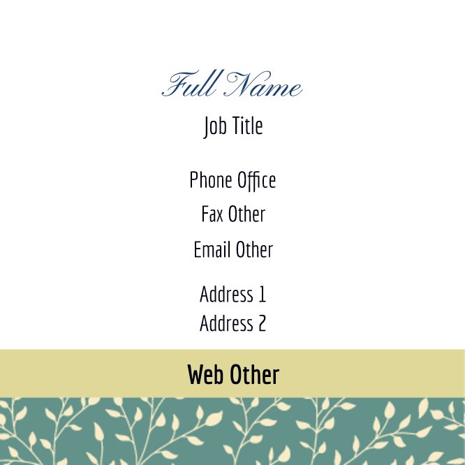 Foliage Back thumbnail image