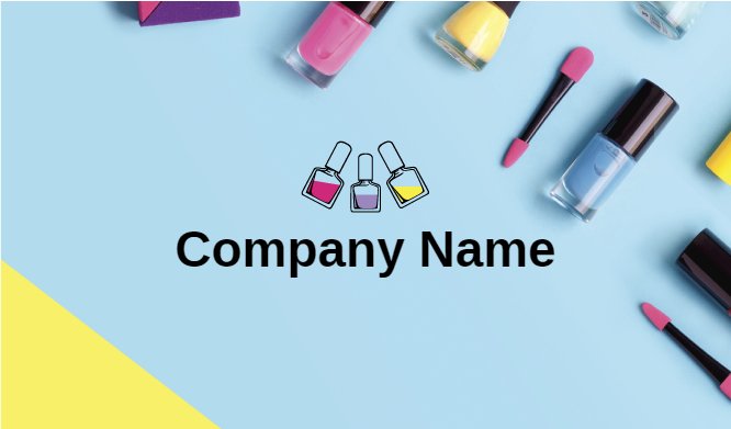 Blue nails fashion Back thumbnail image