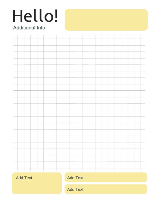 chequered yellow notepad