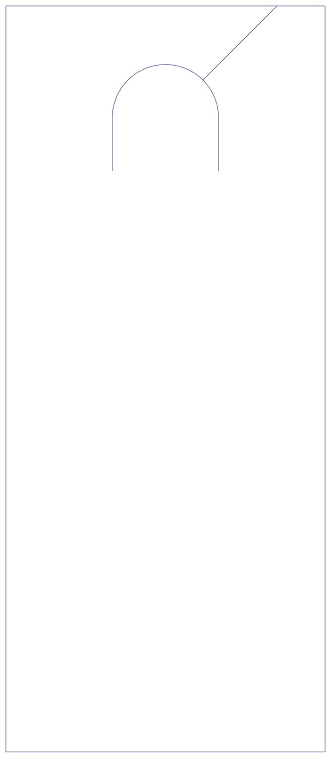 Door Hanger Blank Template